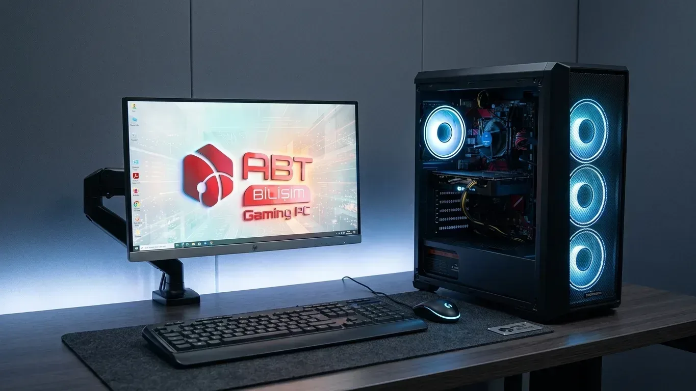 i3-10100F 16GB DDR4 512GB SSD RX 6500 XT 4GB RGB Gaming Bilgisayar